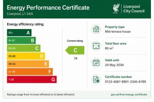 EPC certificate Liverpool