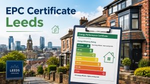 image of an EPC certificate in Leeds
